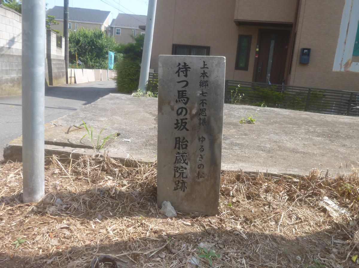 待つ馬の坂
